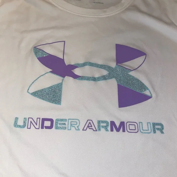 Under Armour Girls Workout T-shirt - Picture 2 of 3